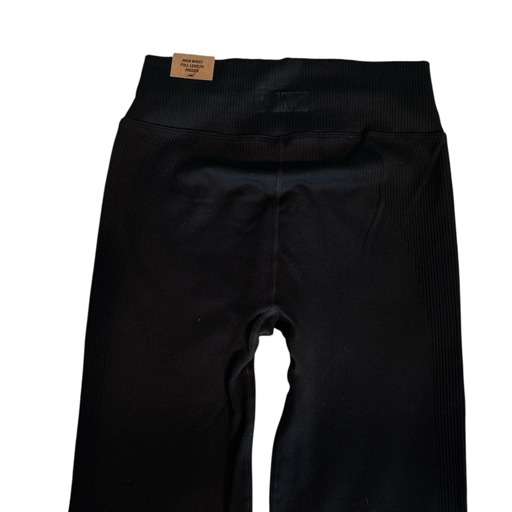 PINK Victoria's Secret Black hight waist Full Length Jogger - Picture 2 of 4
